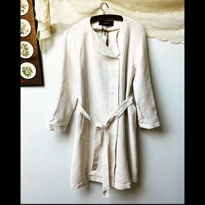 Zara • NWT Textured Lightweight Coat